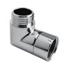 Aevercl Adjustable 90 Degree Shower Head Elbow Adapter for Wall