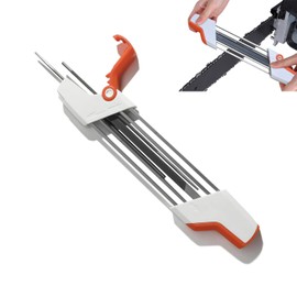 2-in-1 Chainsaw Sharpener，File Diameter 3/16" (4.8mm) Chain Saw Blade Sharpener,Easy File Chain Saw Sharpener Tool for 0.325'' Pitch