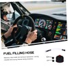 BUGUUYO 1 Set Racing Fuel Filler Hose Cap Kit Gas
