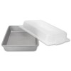 USA Pan 1117RCLD-ST-1 Bakeware Nonstick Rectangular Pan with Lid, 9x13-Inches,White