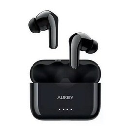 Aukey True Wireless Earbuds with Charging Case, Black (EP-T28) SEALED FREE SHIP