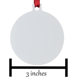 Axolotl Christmas Tree Ornament - 3 inch Round Lightweight Aluminum Axolotl Tree Ornament…