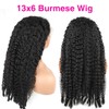 CHEETAHBEAUTY 250% Density Burmese Curly Human Hair Wig with Spiral