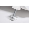 Centoco 440STS-001 Round Plastic Toilet Seat, Closed Front with Cover,