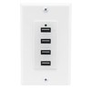 RecPro RV Wall Mount USB Charger with Wall Plate |