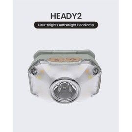 Claymore HEADY2 Tan Rechargeable Wearable Light – 350 Lumens Headlamp 3 Light Modes USB-C Rechargeable IP54 Water-Resistant Up to 40 Hrs Runtime for Camping, Running, Outdoor