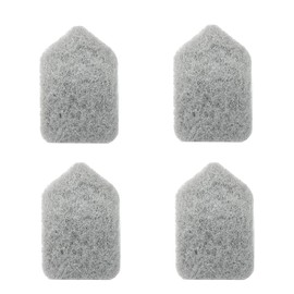 4PCS DOLANX Replacement Head for Extendable Tile Tub Brush Shower Cleaning Brush (4xScourer Head)