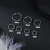PunkTracker 1Pcs 20G 18G 16G 6/7/8/9/10mm Cartilage Tragus Helix Earring