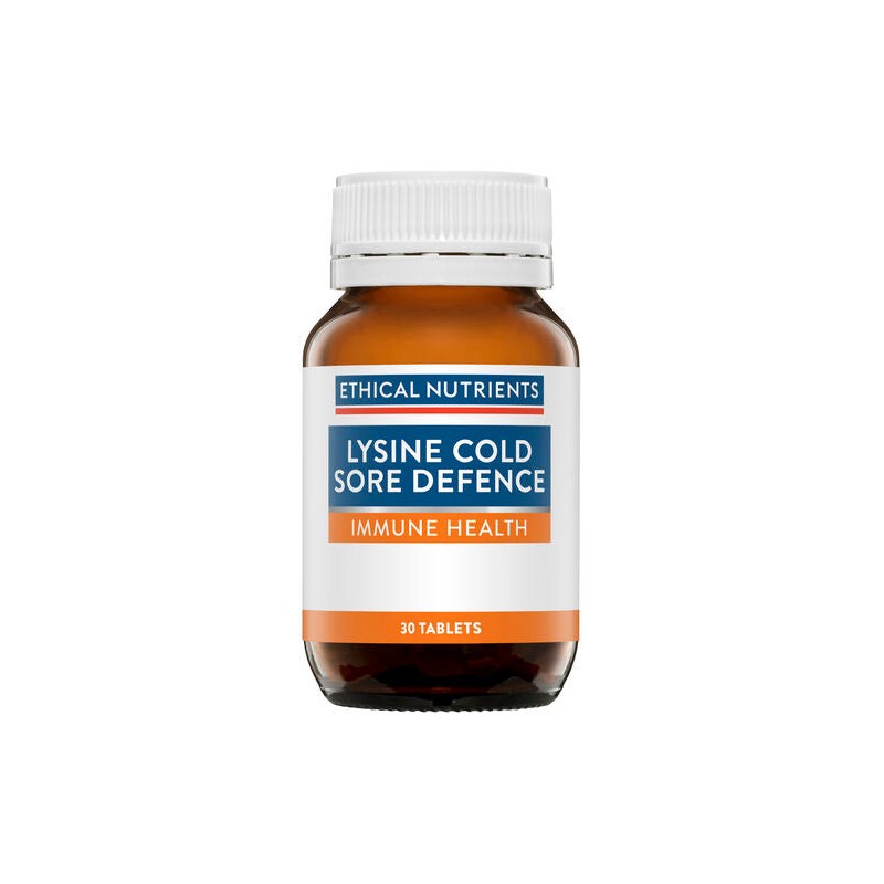 Ethical Nutrients Lysine Viral Cold Sore Defence 30 Tablets