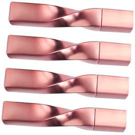 Minkissy 4pcs Refillable Empty Mascara Tube and Wand Portable Spiral Design for Travel Lightweight Eyelash Applicator for Eyebrow and Lash Separation