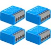 SHELLY 4 x Mini Gen4 8A Wireless Bluetooth Relay Blue