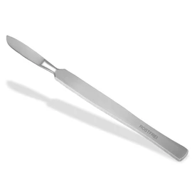 Professional Callus Scraper, Blunt Scalpel, Cream Scraper, Made of Stainless Steel, Callus Remover, Pedicure Scraper for Gentle Removal of Calluses for Foot Care, 15.5 cm (Model 2)