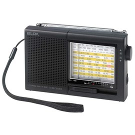 Elpa ER-C74T AM/FM Short Wave Radio, Wide Range of Captures International Broadcasting to Domestic AM/FM Broadcasting