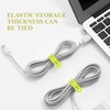 Donruby 30Pcs Silicone Cable Ties - Reusable & Washable with