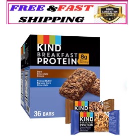 KIND Breakfast Protein Bars, Variety Pack, 18 pk.