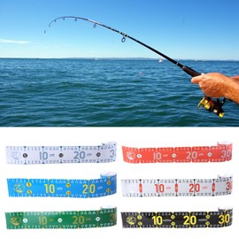 QERPON Adhesive Fish Ruler, 51Inch Fish Measuring Tape Sticker Tape for Boats Kayak Fishing Fish Measuring Device Fishing Ruler