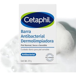 Cetaphil Barra Dermolimpiadora Facial Corporal Piel Sensible Seca 127 g