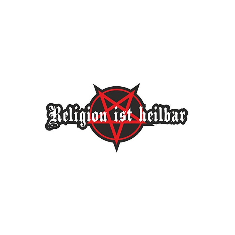 Spaß Kostet Weatherproof Sticker Religion is Healable Pentagram