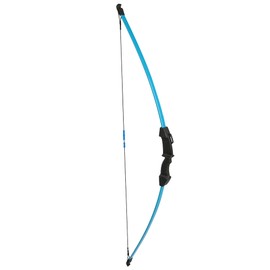 Outdoor Glassfiber Children Kids Teenagers Beginner Bow Archery Training Practice (blue)