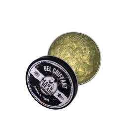 Man's Beard - Strong Fixation and Wet Effect Styling Gel - Volume: 90 ml - 100% Made in France - Ingredients of Natural Origin