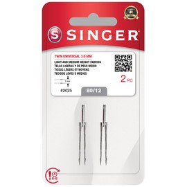 SINGER 2 x Universal Sewing Machine Needles Size 80/12