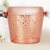 1L Stainless Steel Ice Bucket Ice Cube Container Bar Home