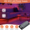 Karyoosi 24V 60W LED Driver, LED Power Supply 2.5A, AC