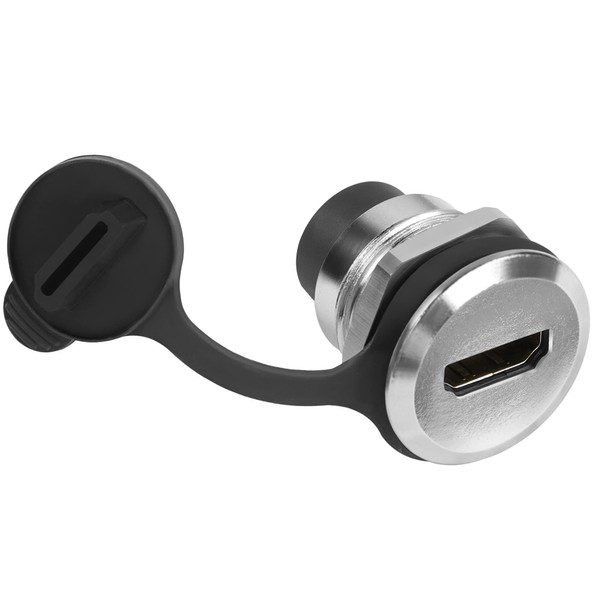 QIANRENON HDMI Panel Mount Adapter, IP67 Female to Female Waterproof