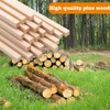 PRITOK Pack of 250 square wooden sticks: long wooden strips