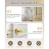 KNOBWELL 6 Pack Door Knob Interior Privacy Handle for Bed
