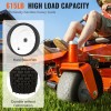 2-Pack 16x6.5-8\" Tubeless Turf Pneumatic Lawn Mower Tires Rim 3\"