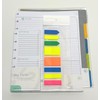 Talia Discbound Notebook Refills (Weekly Undated ORG Kit - Horizontal, Midsize (7.5in x 9.75in))
