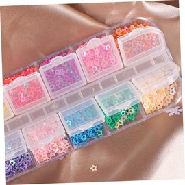 Healvian Nail Art Stickers Colorful Five-Pointed Star Decals Slots for Nail Designs Easy Application for Parties and Special Occasions