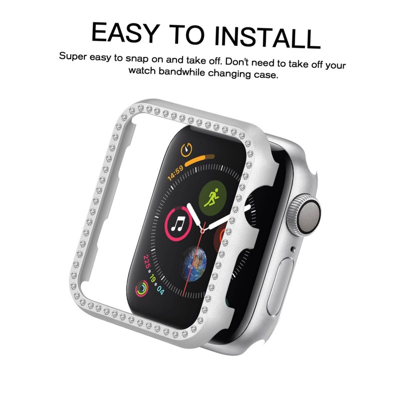 VILLFUL Smartwatch Crystal Case Cover for Series Protective Frame with