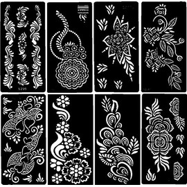 Ivana's Tatto Stencil for | Hand | Body | Face | Heena Art Temporary Tatto for Girls & Women, Design No. 1051