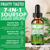 Organic Soursop Drops, Soursop Bitters Liquid w/Sea Moss Ashwagandha Milk