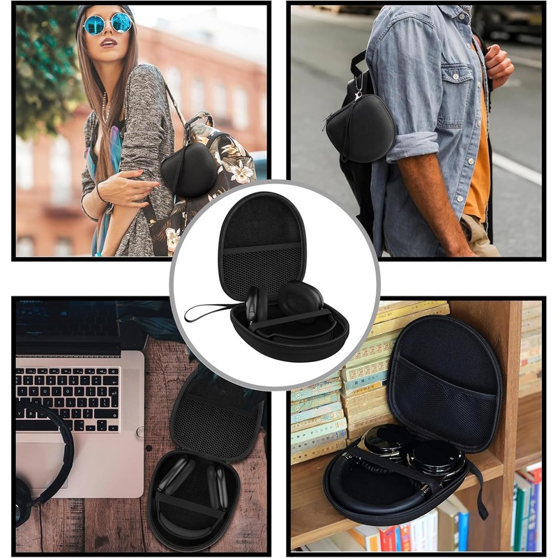 Headphone Case Over Ear Headset Hard Shell Storage Case Earphone