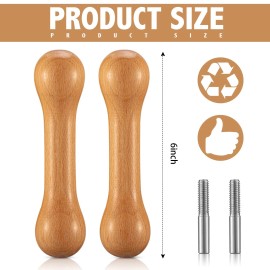 Thyle 2 Pcs Tie Dye Tool Wood Sinew Pulling Device DIY Tie Dye Stretching Too...