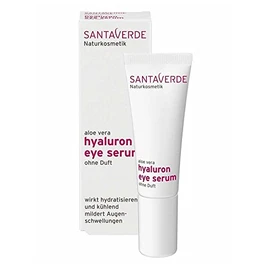 SANTAVERDE Aloe Vera, Hyaluronic Eye Serum, Unscented, 10 ml