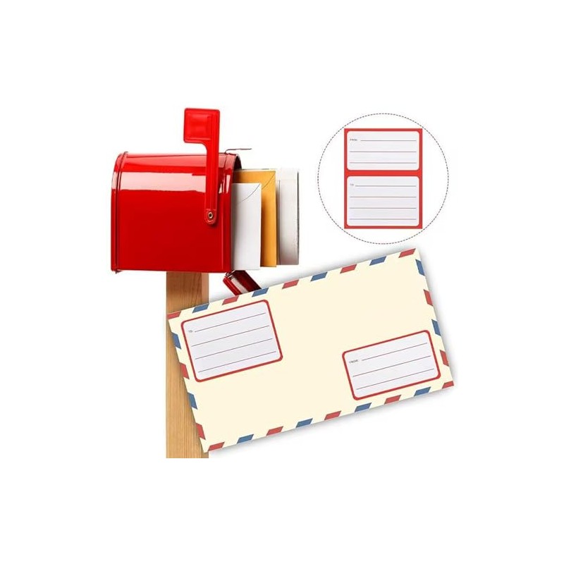 100 Pcs Self-Adhesive to/from Address Mailing Labels, Perfect for Boxes,
