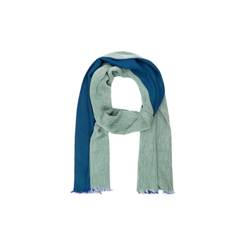 LINDENMANN Men's Scarf Green Men's Scarf Thin 55% Cotton and