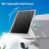 8W Solar Panel for Outdoor Security Camera, 5V Micro USB