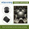 Mtsooning 20PCS Wheel Lug Nut Cover, 17mm/0.67" Flexible Lug Bolt