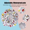 Shower Cap for Kids, 3 Pack Large Reusable Double Layer