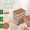 omolly 12 Pcs Eco Sponge Scourers, Natural Washing Up Sponge,