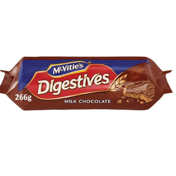 Mcvities Milk Chocolate Digestives 266g (Pack of 4)