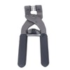 Leather Silent Pliers Diamond Awl Black Handle 4mm 4 Teeth