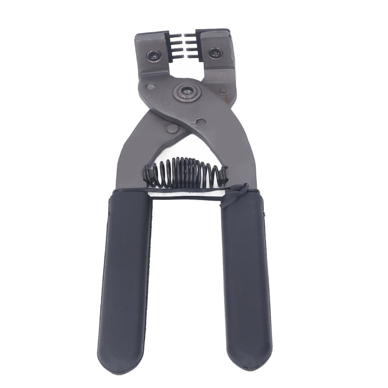 Leather Silent Pliers Diamond Awl Black Handle 4mm 4 Teeth