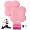 2 Rodilleras De Yoga,Almohadilla De Espuma Antideslizante Tapete Yoga Grueso