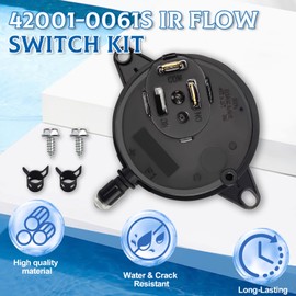 Yueidung Air Flow Switch Pressure Switch Electrical System Compatible with Pentair Pool Heater Parts 42001-0061S, Also Replacement for Pentair Mastertemp and Starite Max E Therm Pool and Spa Heater